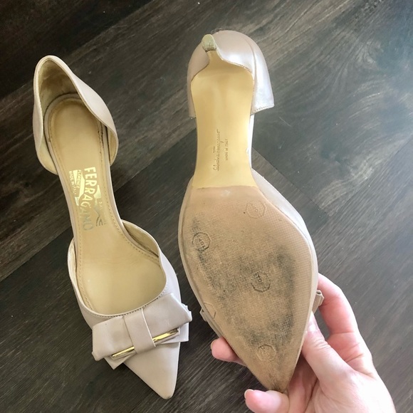 Salvatore Ferragamo Kitten Heel Pumps - Picture 3 of 3